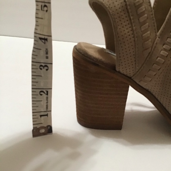 💙 STEVE MADDEN  Suede  Block Heel - Picture 12 of 12